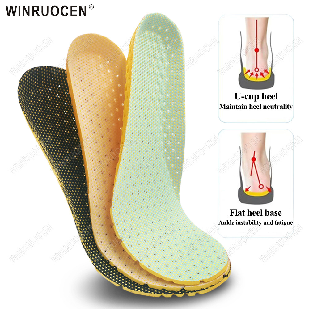 Insole Memory Foam - WINRUOCEN 1/2 Pairs Unisex Breathable Memory