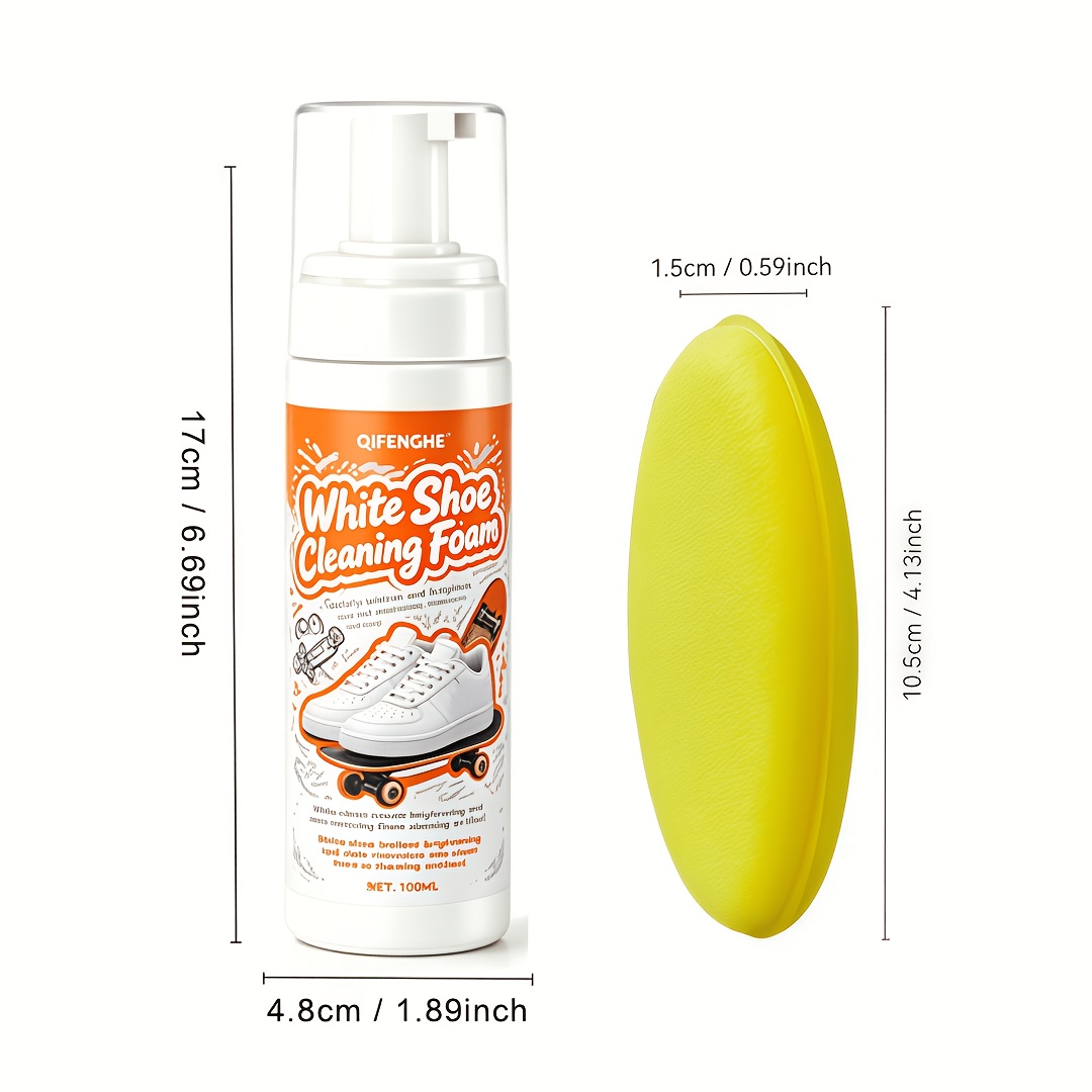 Portable No Rinse White Shoe C - Sneaker Leather Care ulasan dan harga