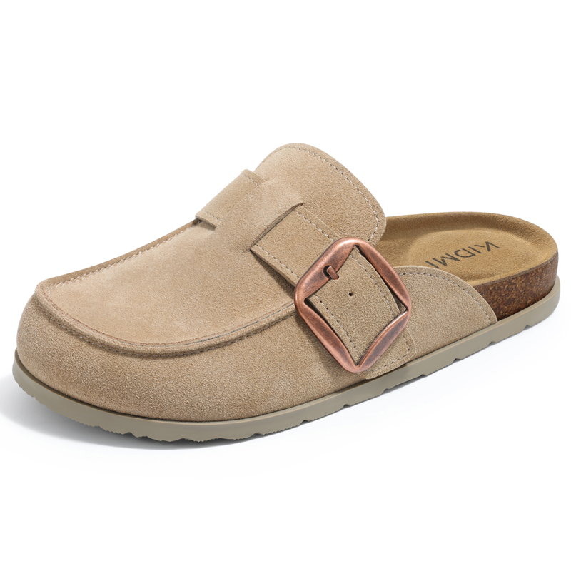 Litfun Genuine Suede Clogs Sli - Insole Memory Foam ulasan dan harga