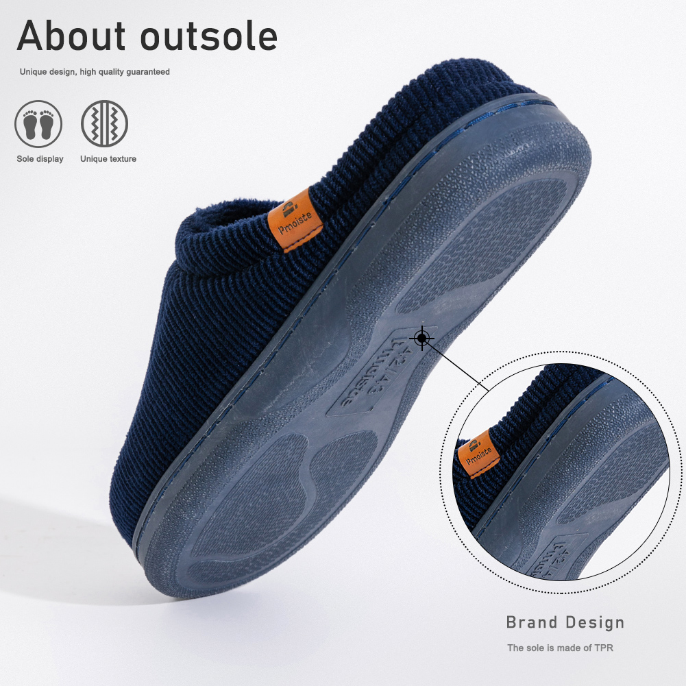 Winter men's slippers TPR sole - Insole Memory Foam ulasan dan harga