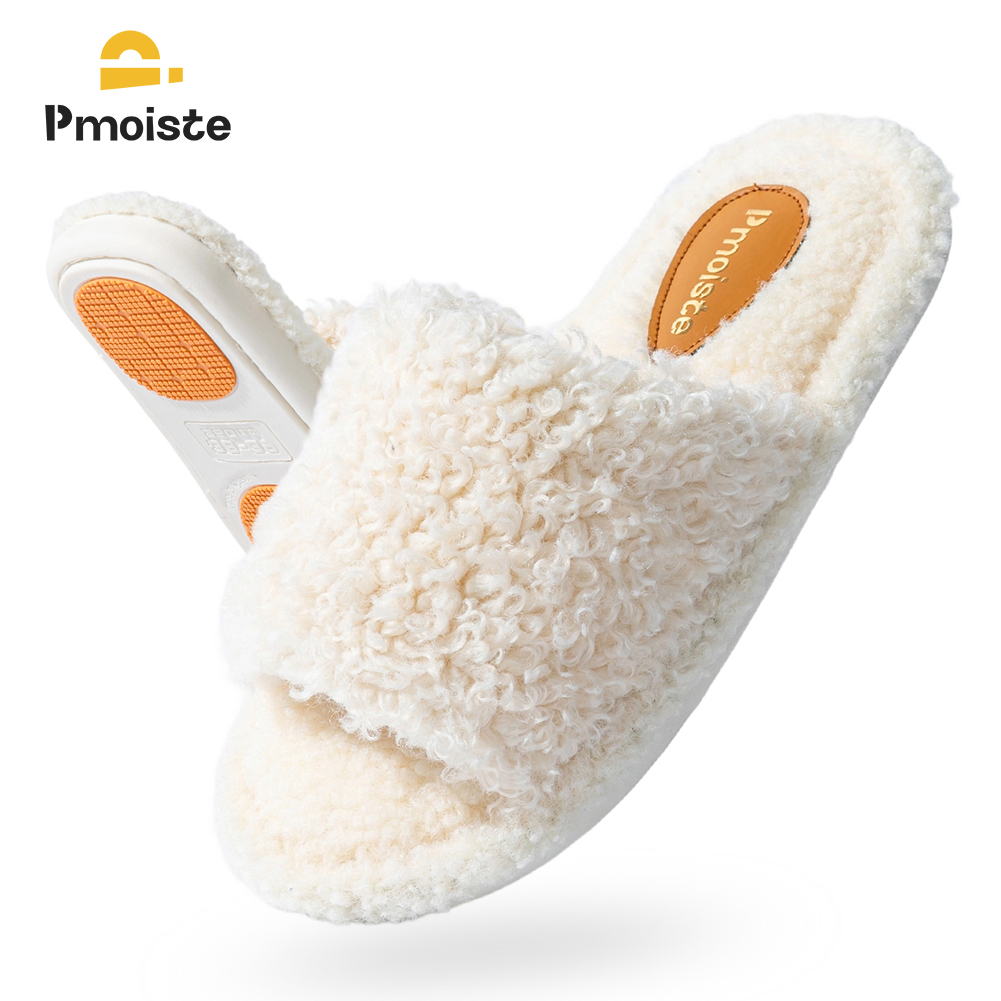 Pmoiste Fuzzy House Slippers W - Insole Memory Foam ulasan dan harga