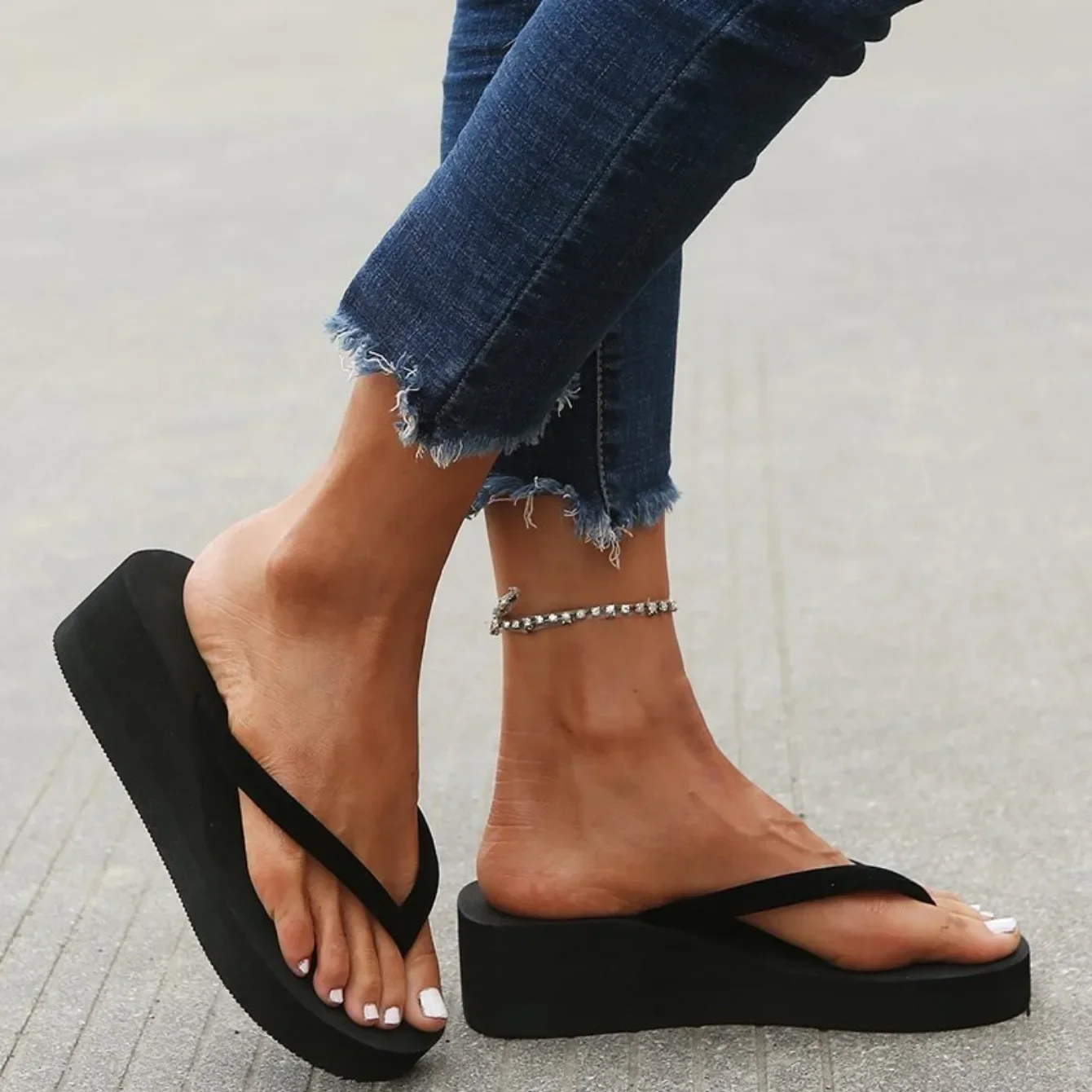 Slippers Summer Shoes Women We - Insole Memory Foam ulasan dan harga