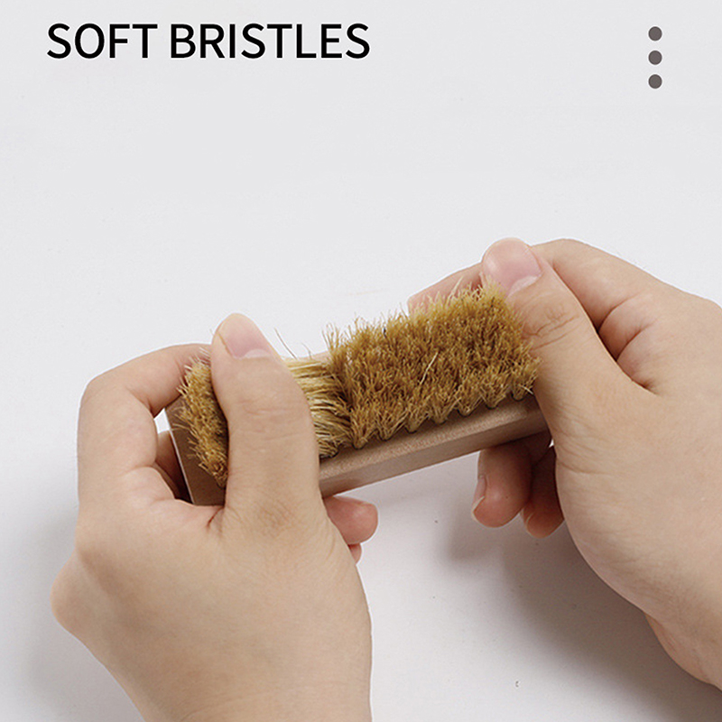 Useful Wood Handle Shoe Brush  - Sneaker Care ulasan dan harga