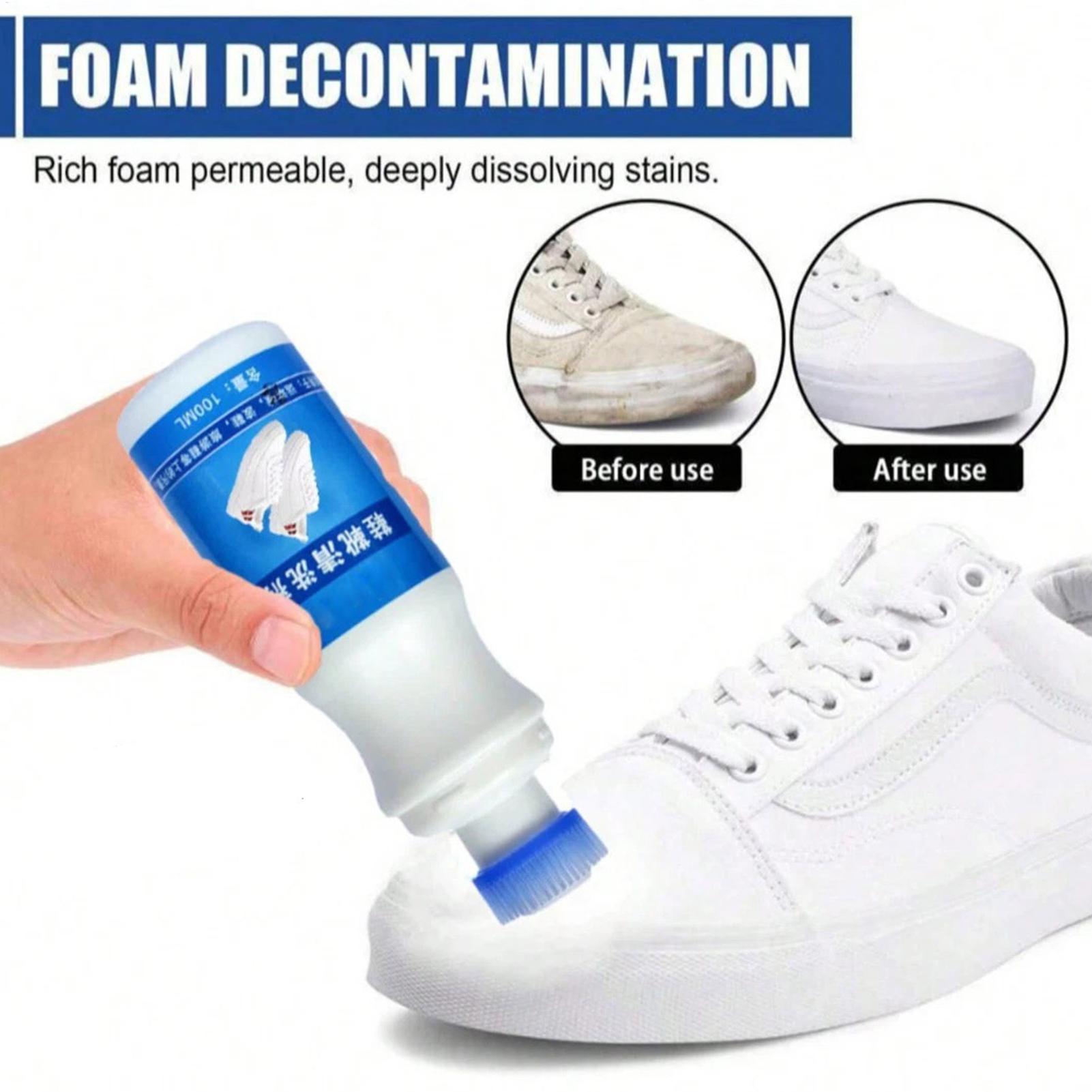 White Shoe Cleaner 100ml Foam  - Sneaker Care Products ulasan dan harga