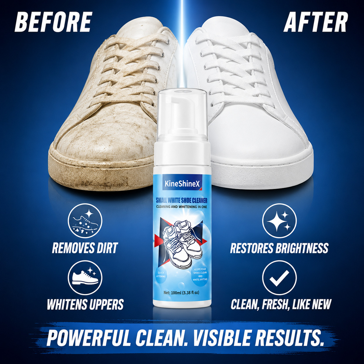 Gihen Shoe Cleaner Kits Water- - Sneaker Care Foam ulasan dan harga